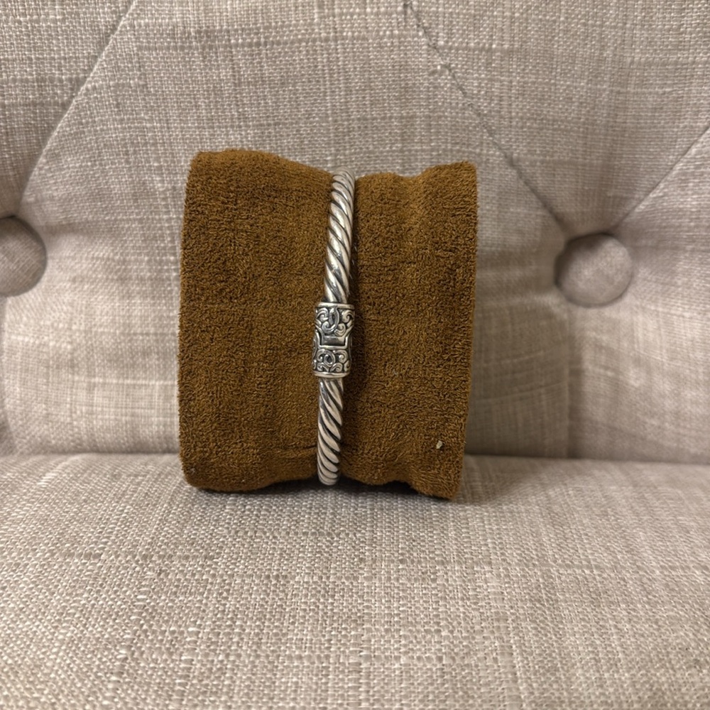 Midas Silver Cable Bracelet - image 3